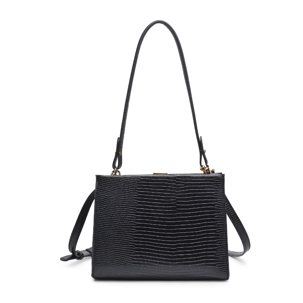 Product Image of Urban Expressions Deloris Shoulder Bag 840611185105 View 5 | Black