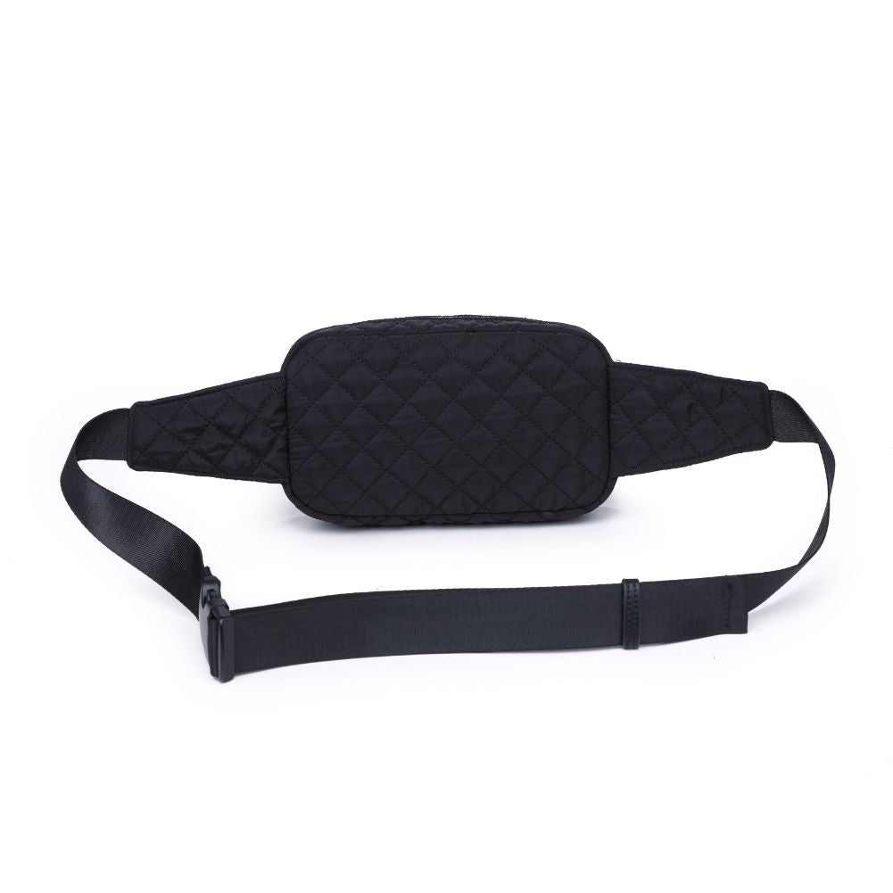 Product Image of Urban Expressions Teo - Quilted Nylon Belt Bag 840611114747 View 7 | Black