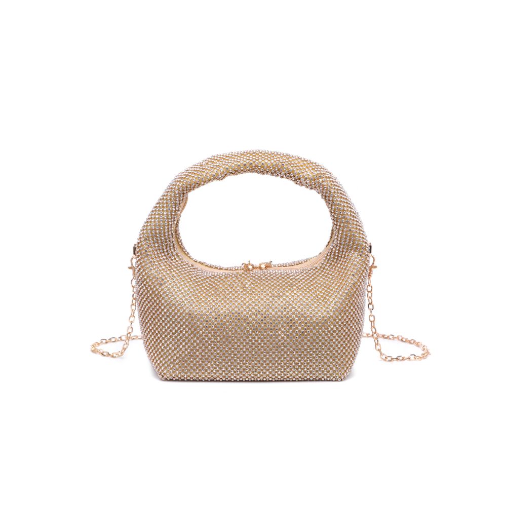 Product Image of Urban Expressions Raquel Evening Bag 840611110428 View 7 | Gold