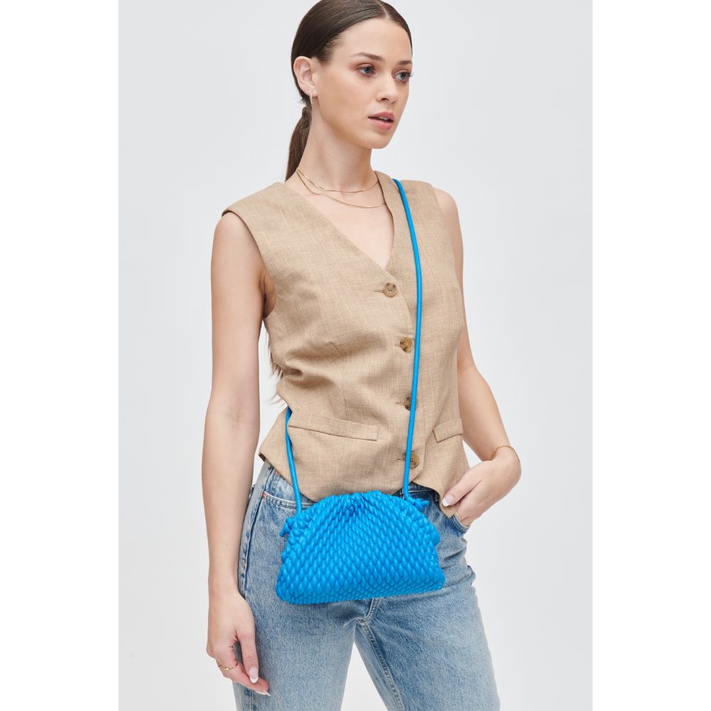 Woman wearing Ocean Urban Expressions Elise Crossbody 840611118394 View 1 | Ocean