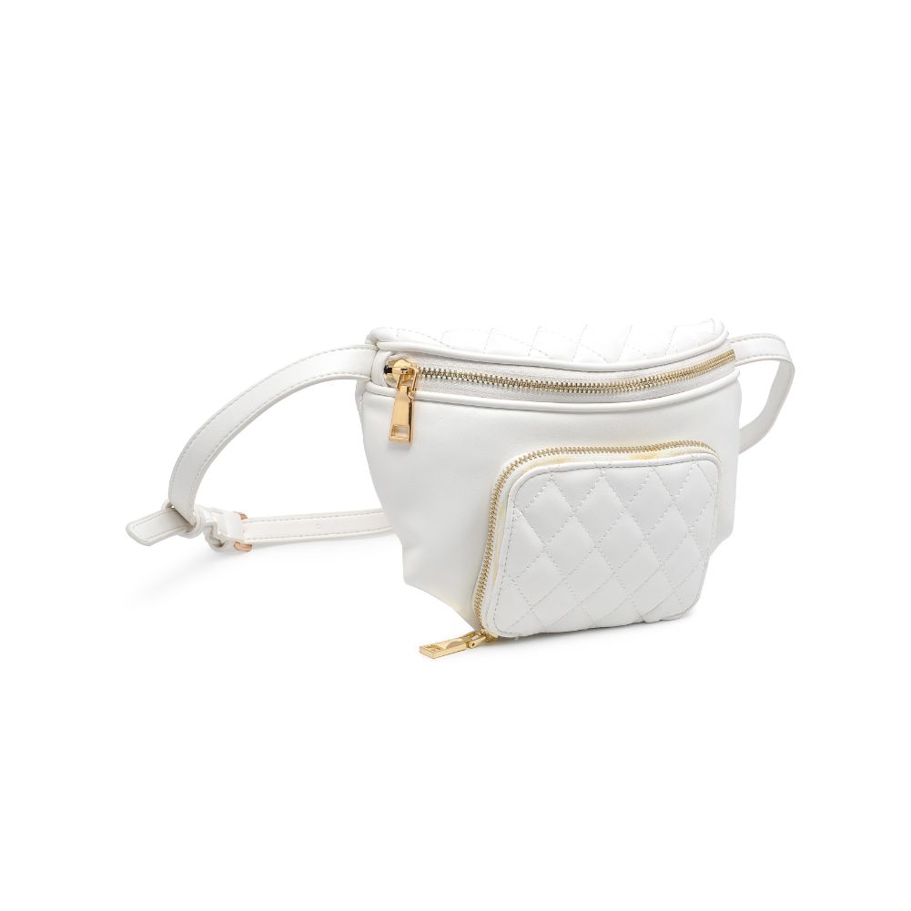 Product Image of Urban Expressions Via Lucia Belt Bag 840611102164 View 6 | White