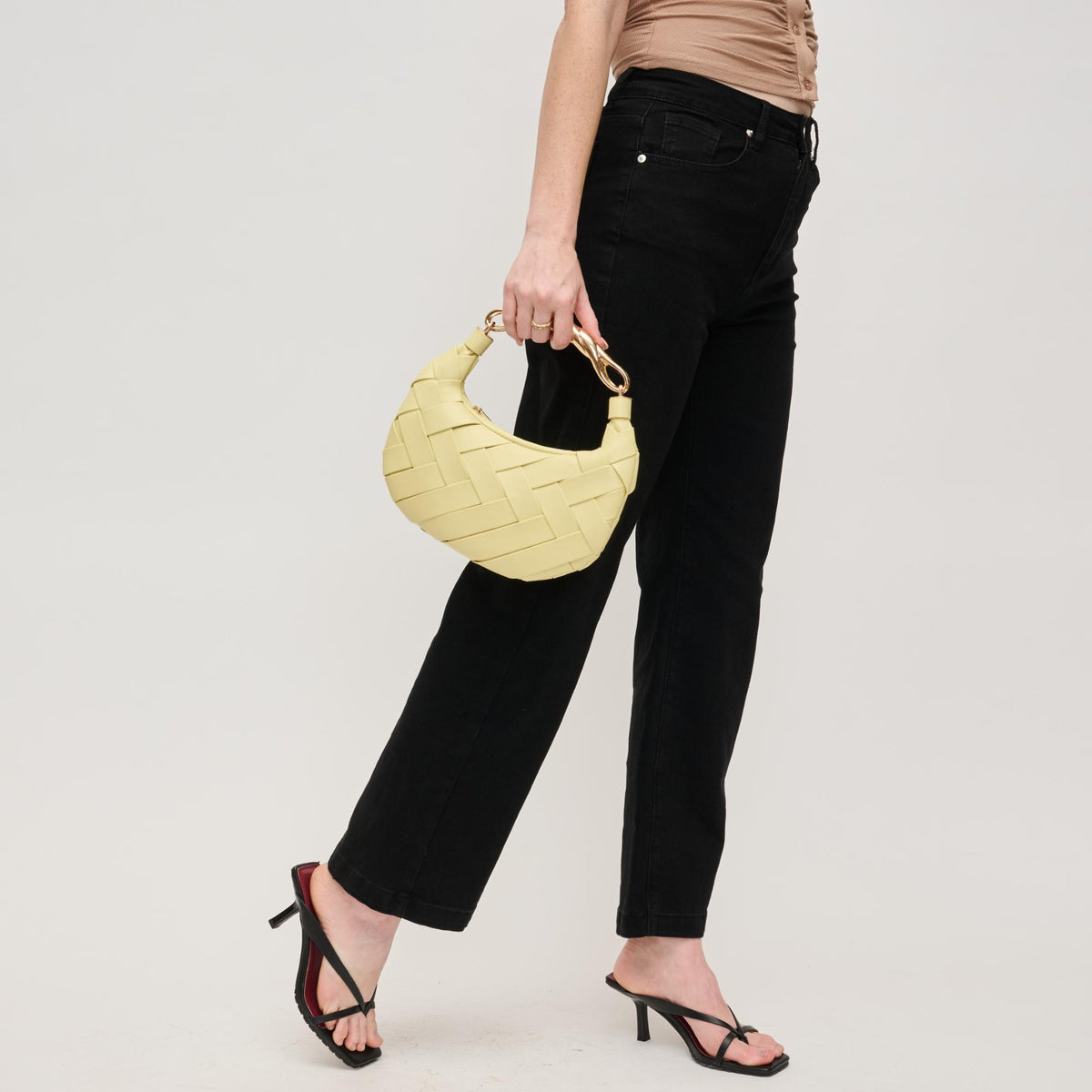 Woman wearing Butter Urban Expressions Pamela Crossbody 840611147486 View 4 | Butter