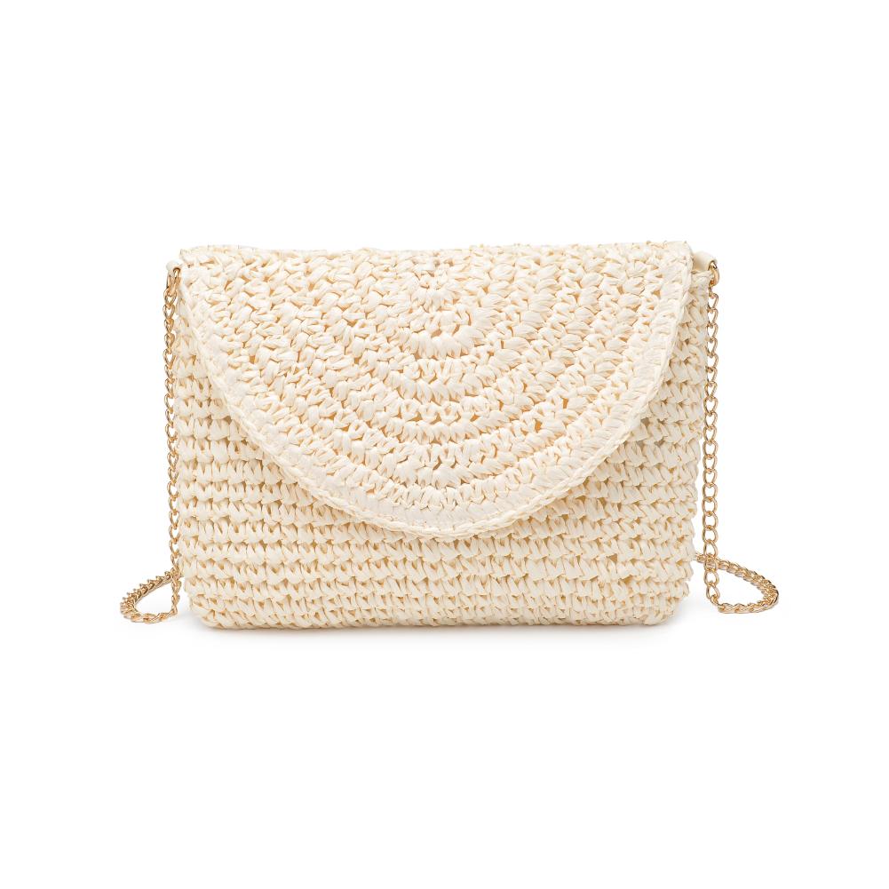 Product Image of Urban Expressions Anita Clutch 840611122964 View 1 | Ivory