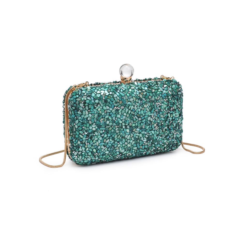 Product Image of Urban Expressions Penelope Evening Bag 840611114099 View 6 | Emerald