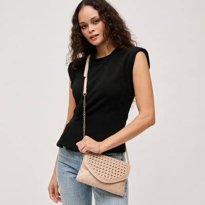 Woman wearing Natural Urban Expressions Emma Crossbody 840611126382 View 1 | Natural