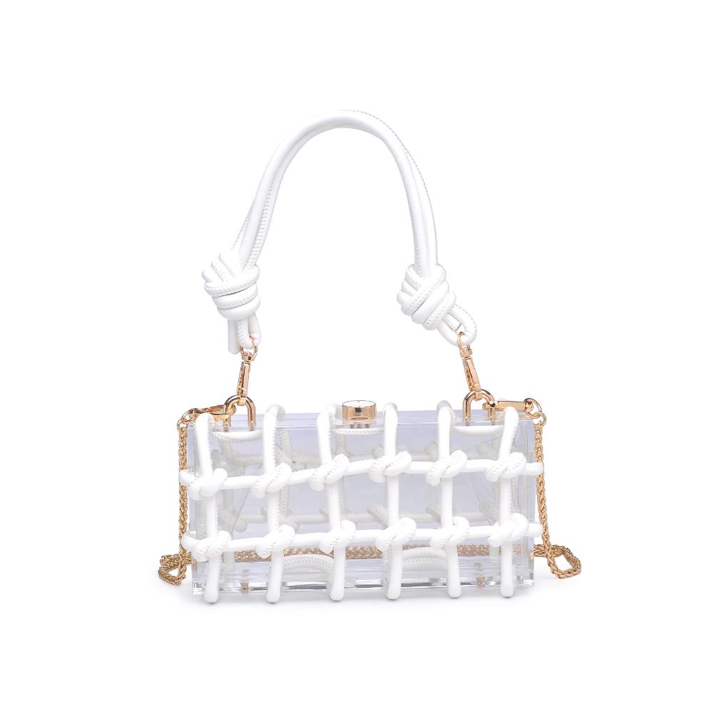 Product Image of Urban Expressions Mavis Evening Bag 840611191649 View 7 | White