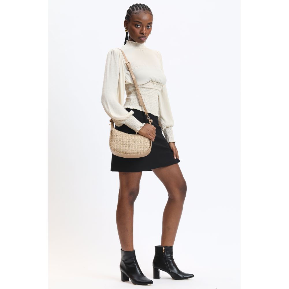 Woman wearing Natural Urban Expressions Rhoda Crossbody 840611120618 View 4 | Natural