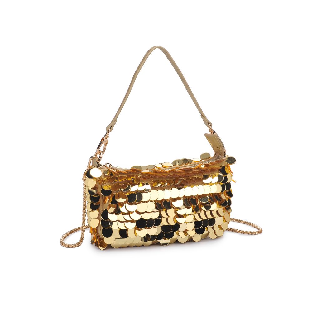 Product Image of Urban Expressions Twiggy Evening Bag 840611110121 View 6 | Gold