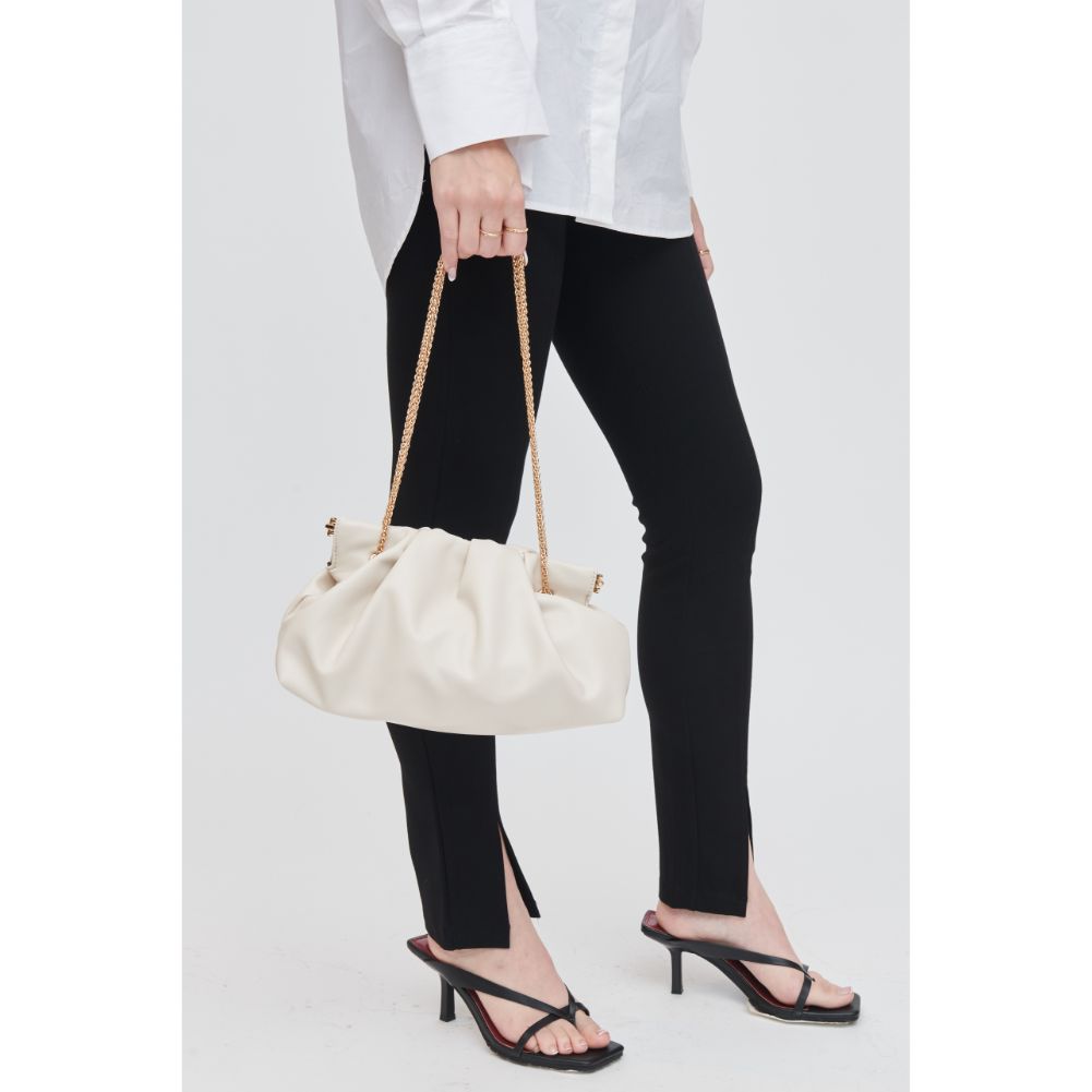 Woman wearing Oatmilk Urban Expressions Kacey Clutch 840611112958 View 1 | Oatmilk