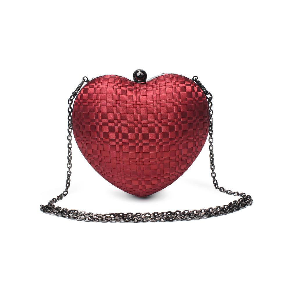 Product Image of Urban Expressions Amara Evening Bag 840611133427 View 3 | Burgundy