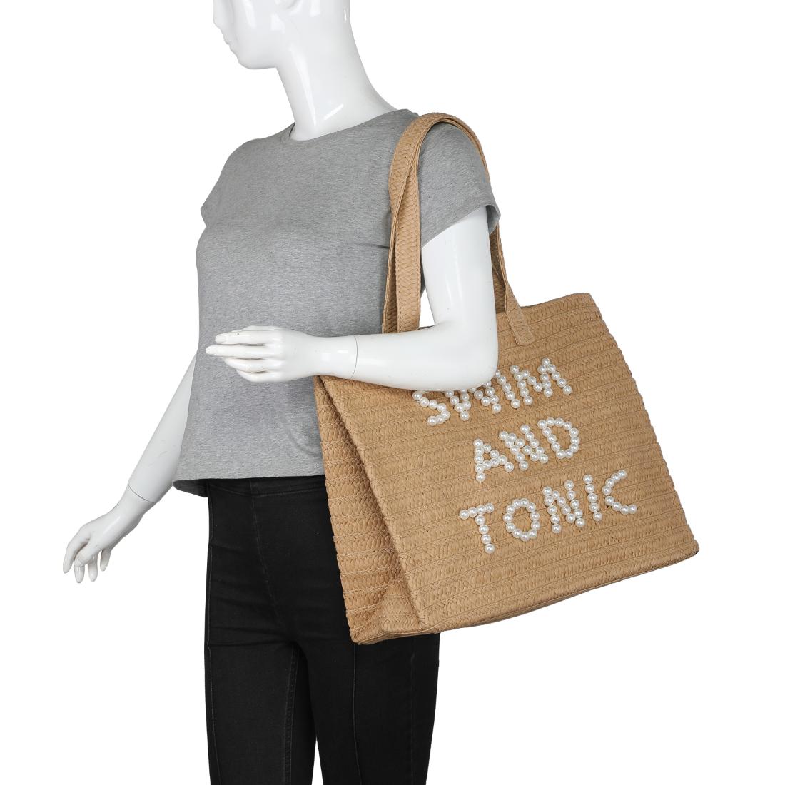 Product Image of Urban Expressions Seaton - Pearls Tote 840611152527 View 5 | Swim and Tonic