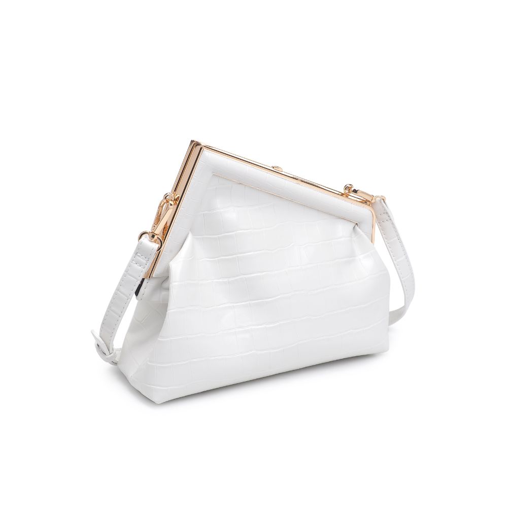 Product Image of Urban Expressions Yanira - Croco Crossbody 840611106155 View 6 | White