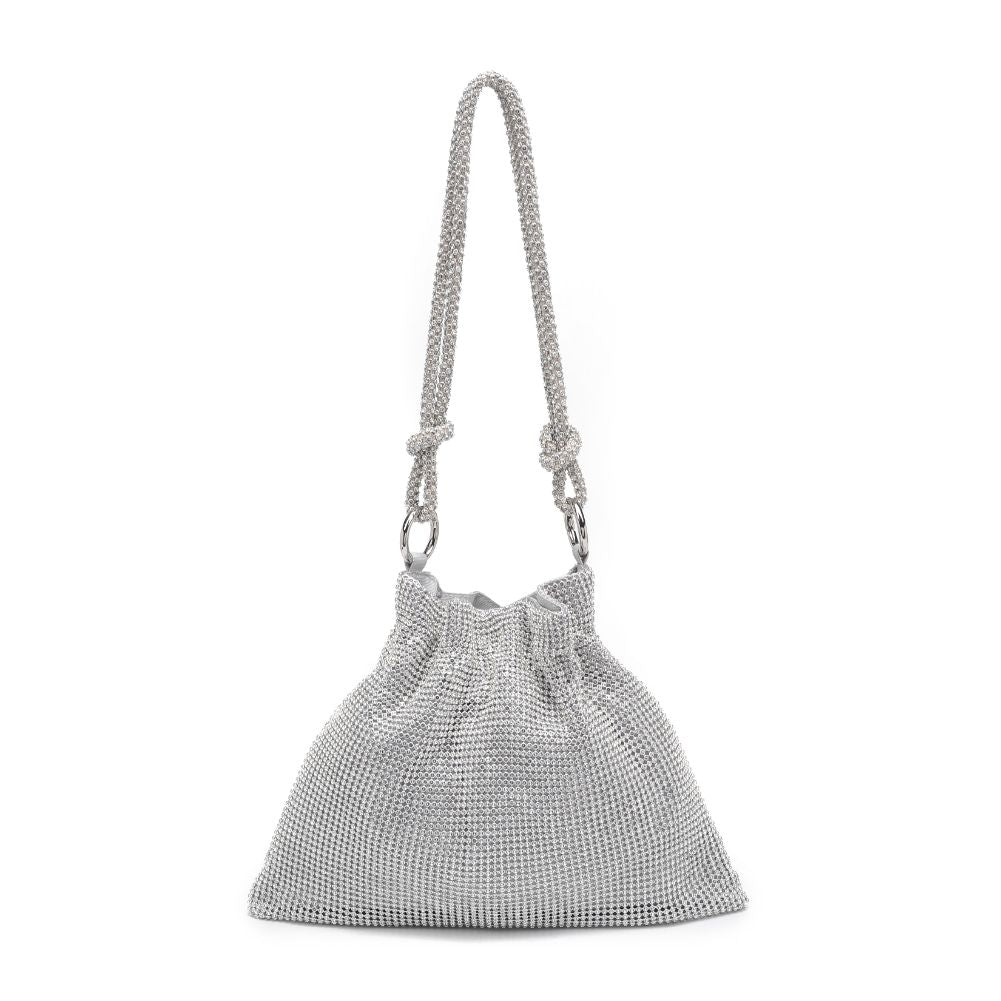 Product Image of Urban Expressions Larissa Evening Bag 840611108951 View 7 | Silver
