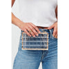 Woman wearing Clear Urban Expressions Missy Minaudiere 818209012386 View 1 | Clear