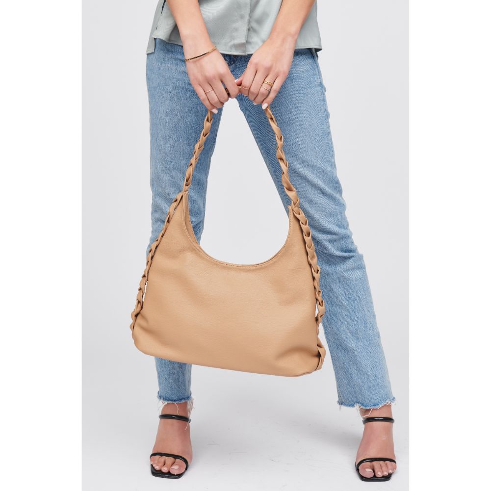 Woman wearing Flax Urban Expressions Martha Hobo 818209016742 View 2 | Flax