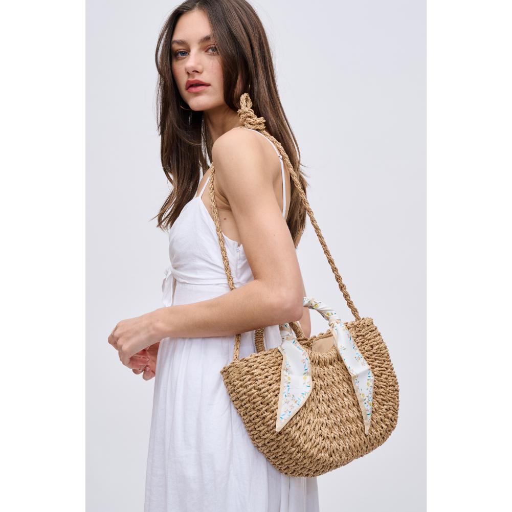 Woman wearing Natural Urban Expressions Olivia Tote 840611191182 View 3 | Natural