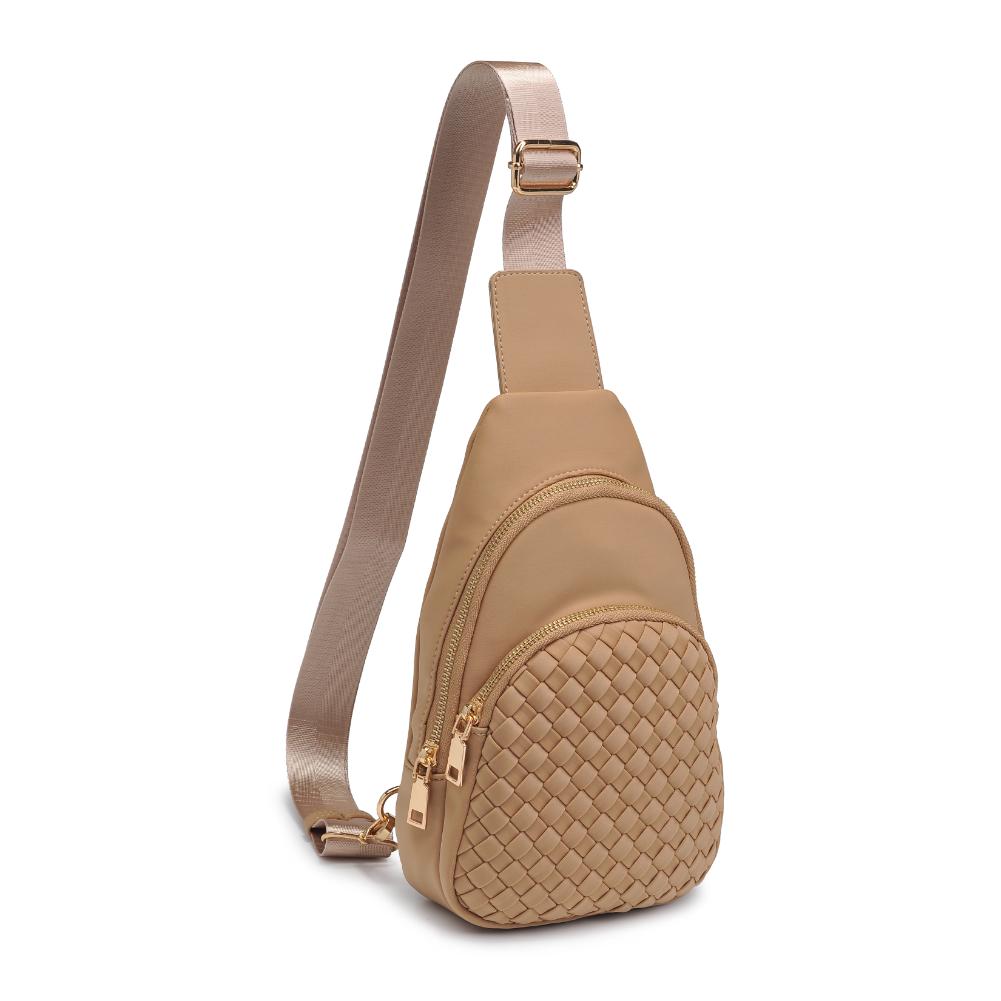 Product Image of Urban Expressions Hailey Sling Backpack 840611125514 View 6 | Natural