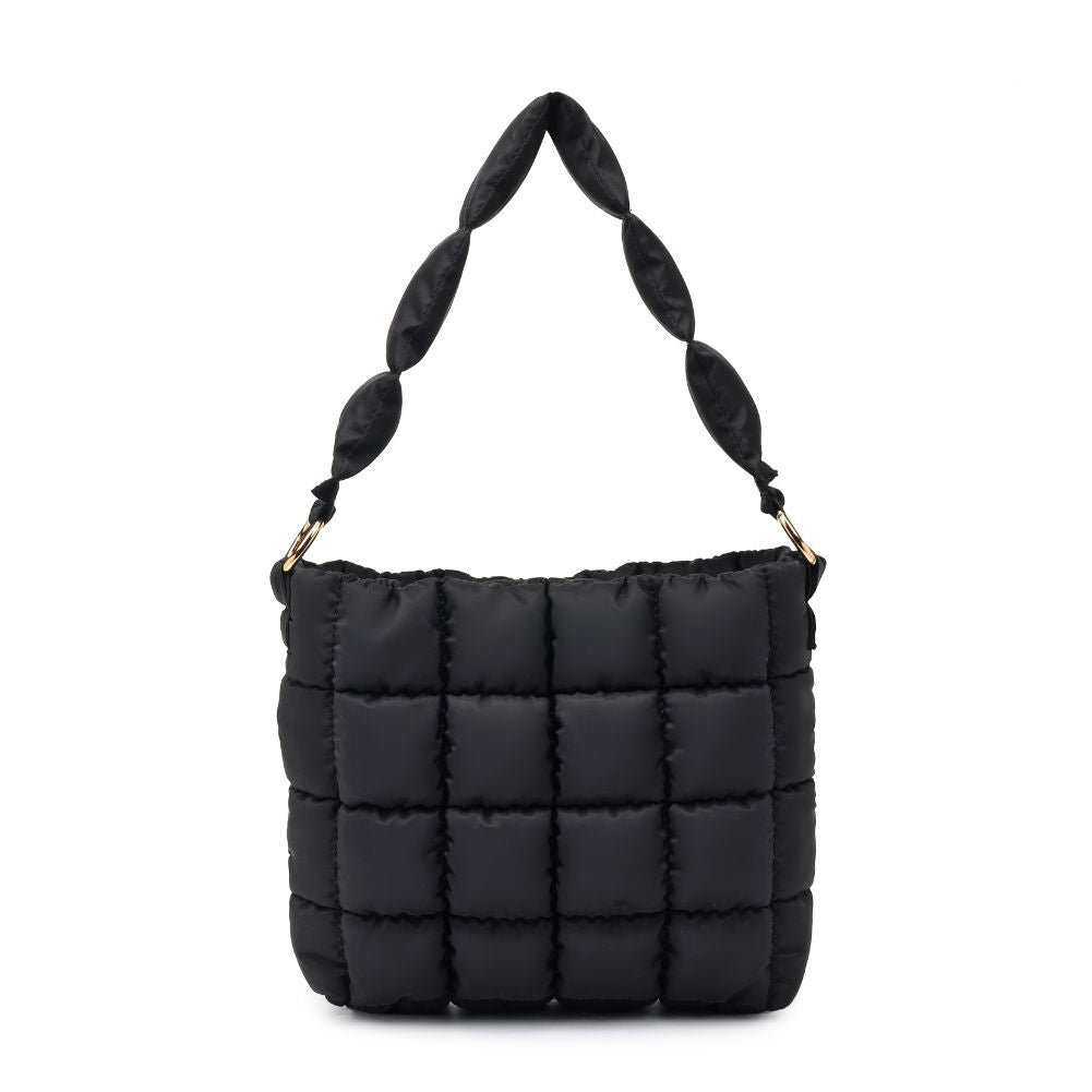 Product Image of Urban Expressions Wylie - Quilted Nylon Hobo 840611108159 View 5 | Black