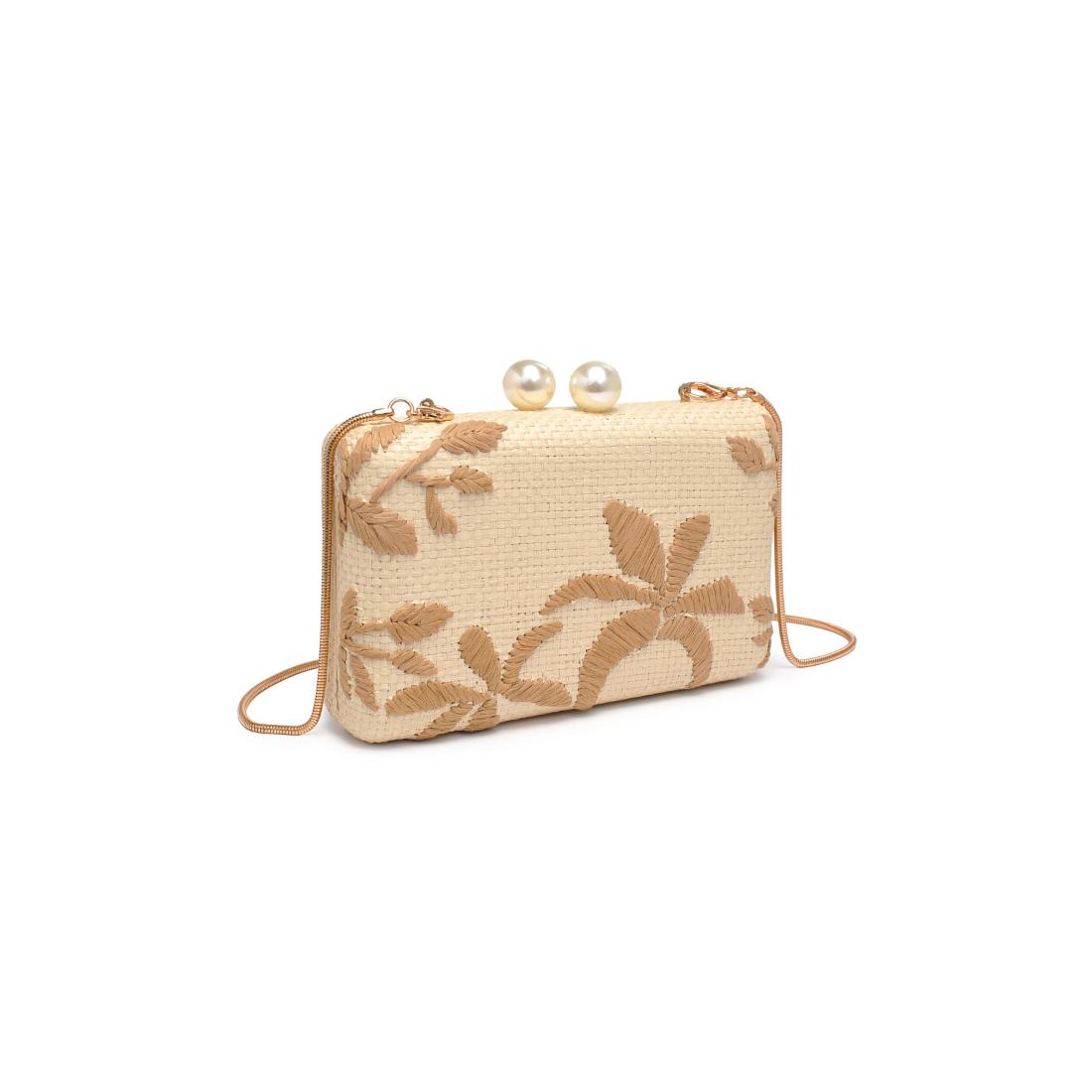 Product Image of Urban Expressions Seaside Chic Evening Bag 840611156471 View 6 | Natural