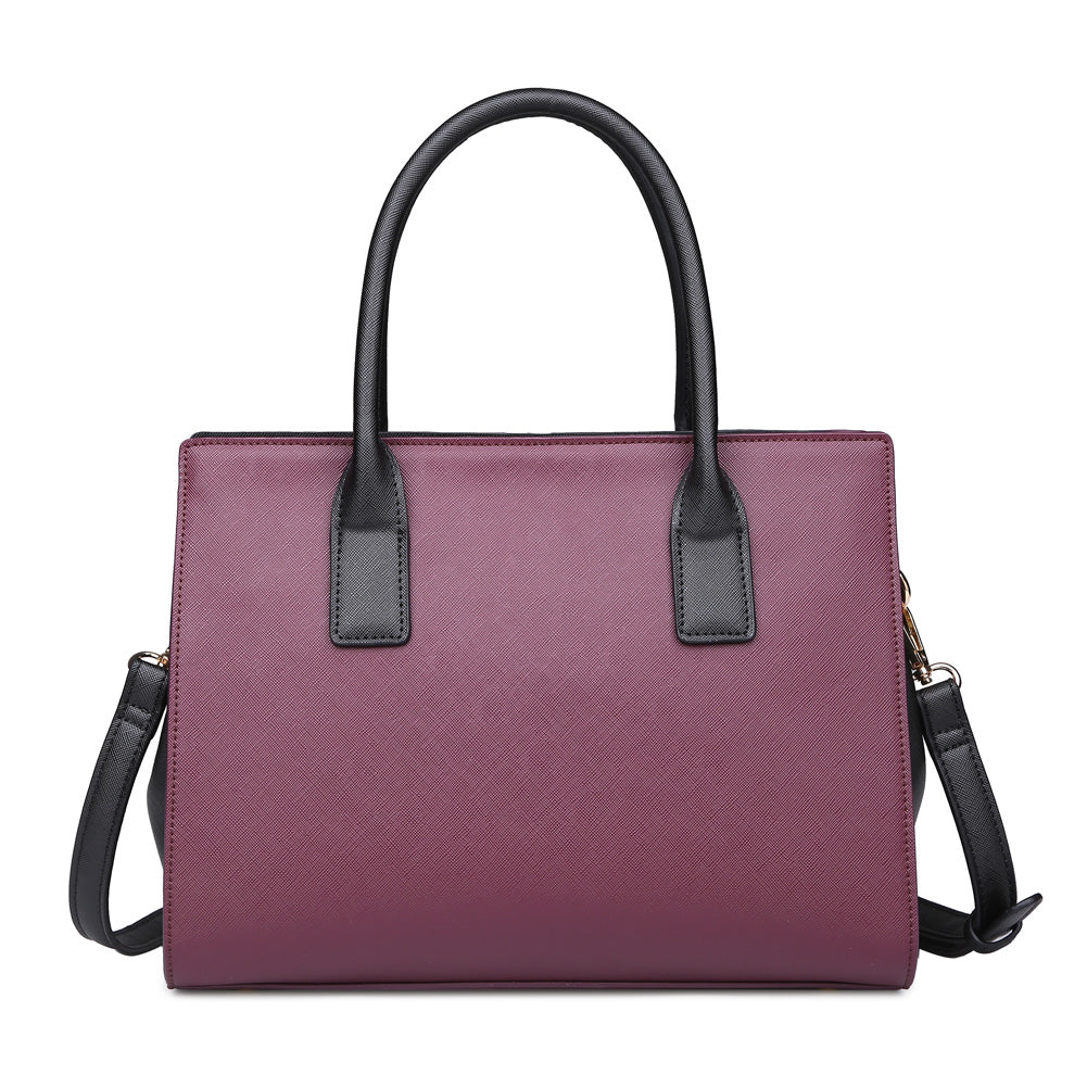 Product Image of Urban Expressions Delancey Tote NA-840611153593 View 7 | Burgundy