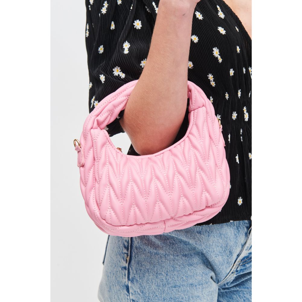 Woman wearing Cotton Candy Urban Expressions Persephone Crossbody 840611107008 View 4 | Cotton Candy