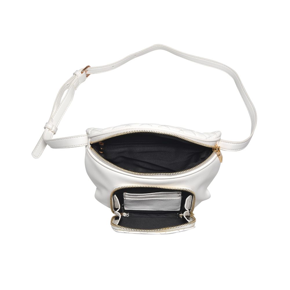 Product Image of Urban Expressions Via Lucia Belt Bag 840611102164 View 8 | White