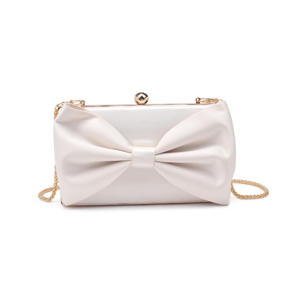 Product Image of Urban Expressions Belle Evening Bag 840611135766 View 5 | Ivory