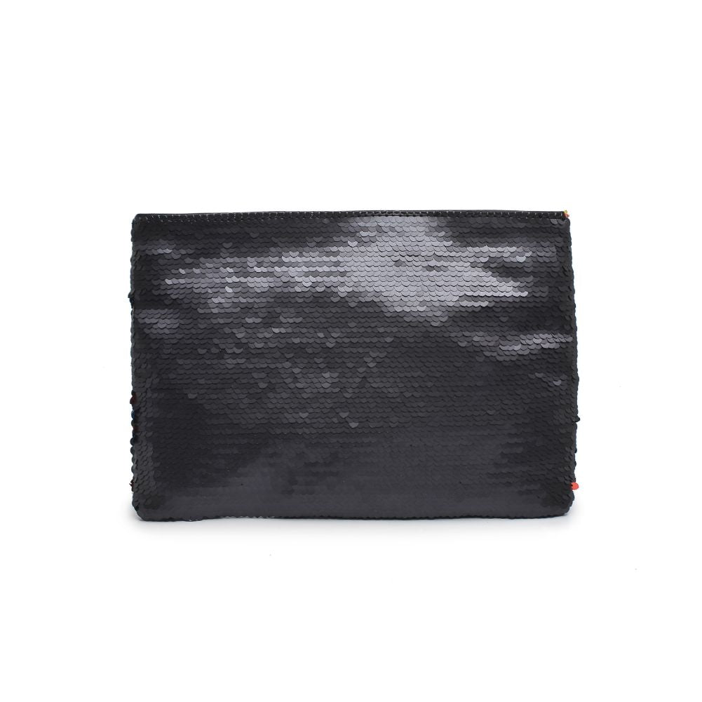 Product Image of Urban Expressions Message Reversible Sequin Evening Bag 818209012522 View 7 | Cheers