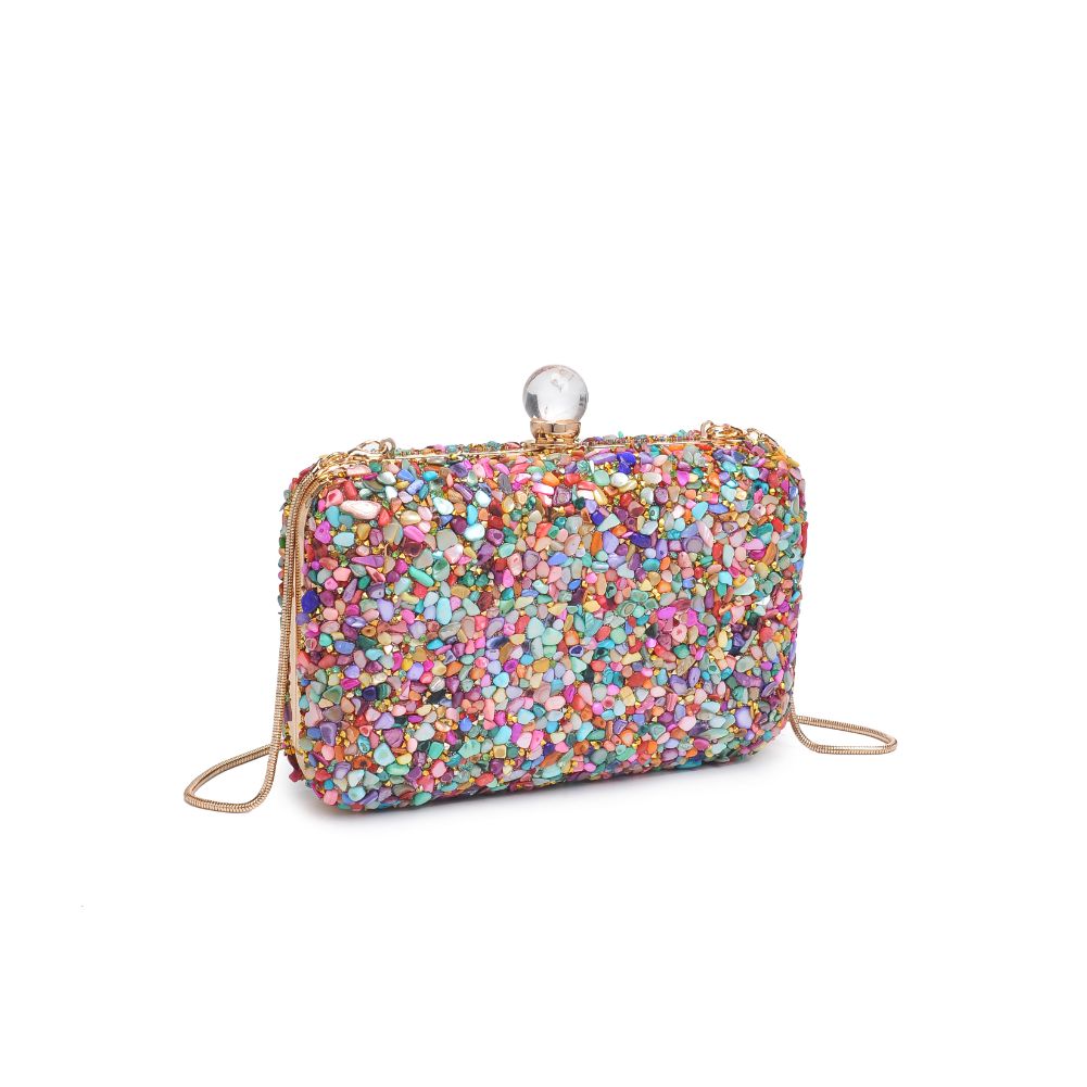 Product Image of Urban Expressions Penelope Evening Bag 840611114075 View 6 | Pink Multi