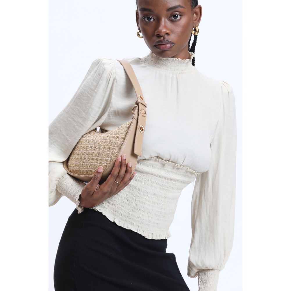 Woman wearing Natural Urban Expressions Rhoda Crossbody 840611120618 View 2 | Natural