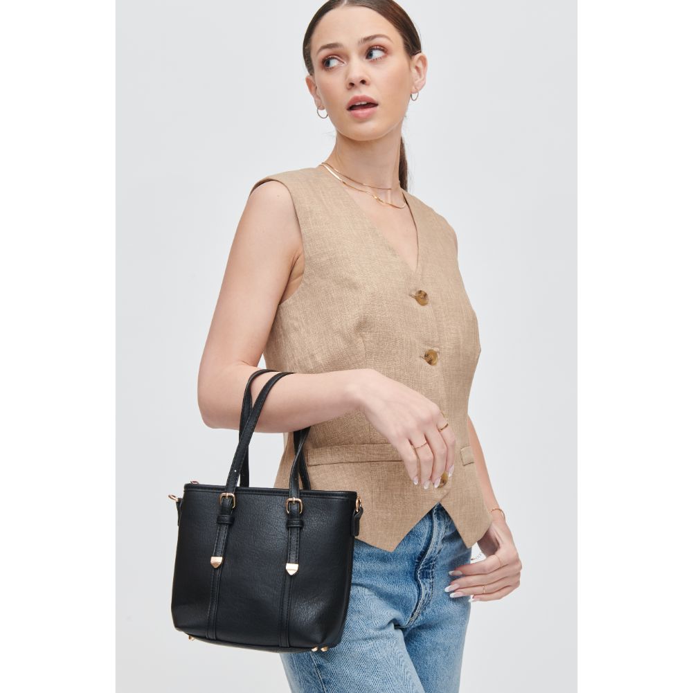 Woman wearing Black Urban Expressions Xayah Crossbody 840611105523 View 1 | Black