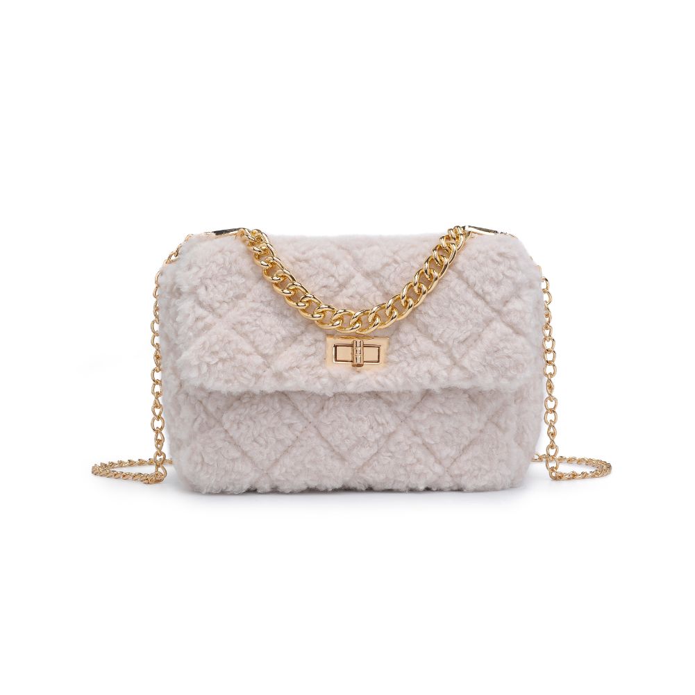 Product Image of Urban Expressions Corriedale - Sherpa Crossbody 840611100900 View 5 | Ivory