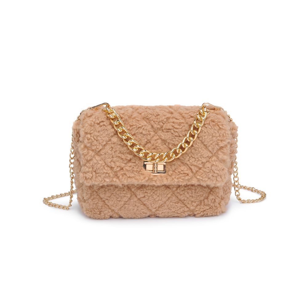Product Image of Urban Expressions Corriedale - Sherpa Crossbody 818209010009 View 5 | Camel