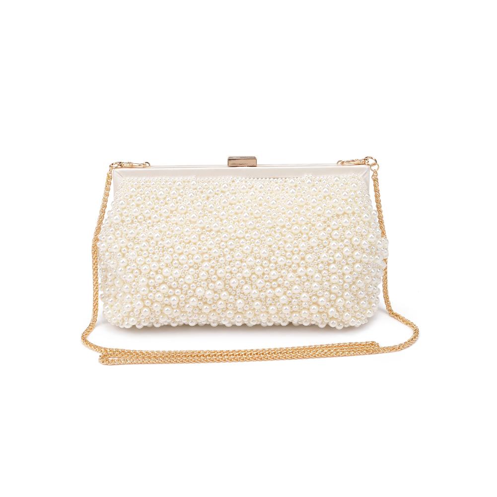 Product Image of Urban Expressions Samira Evening Bag 840611193629 View 7 | Ivory