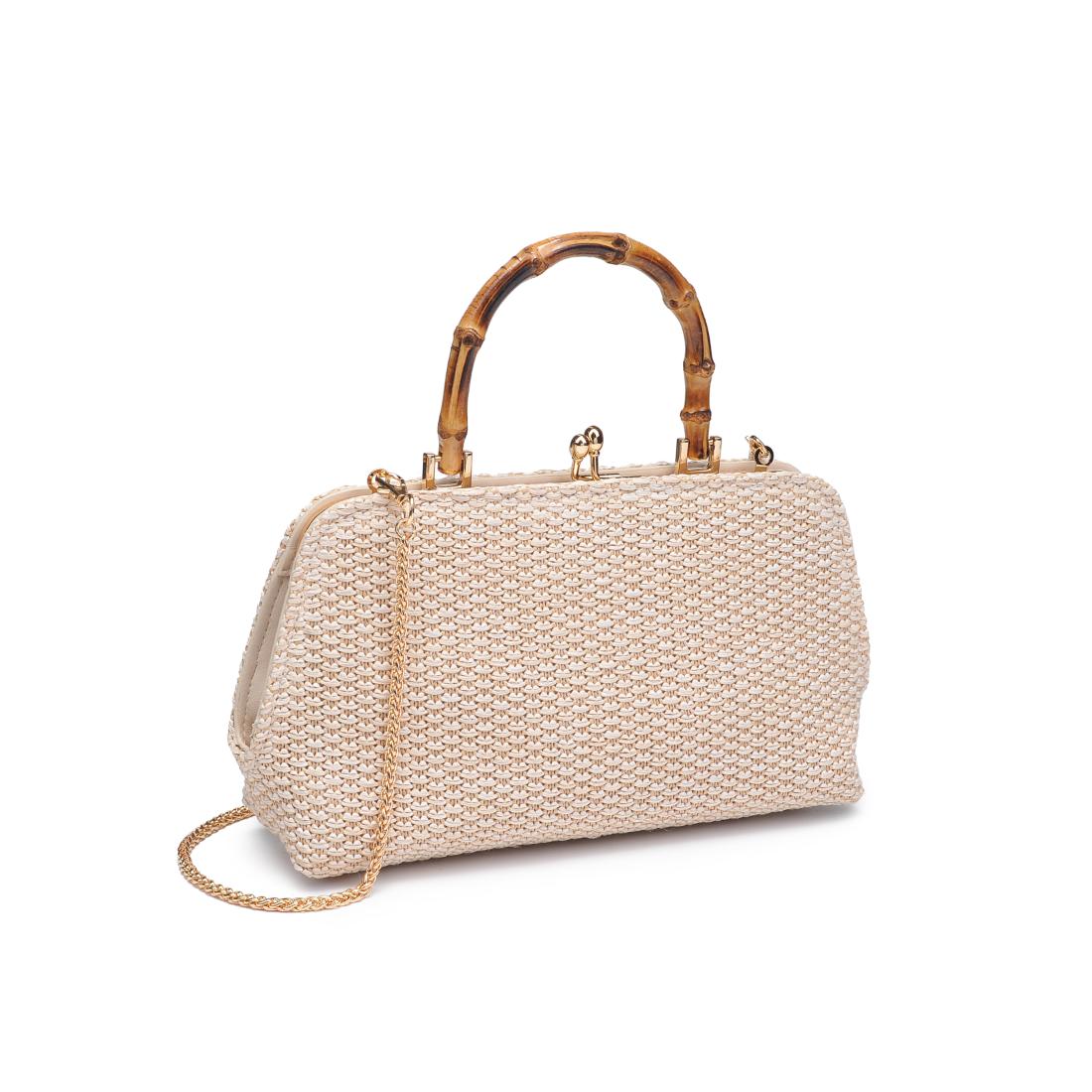 Product Image of Urban Expressions Lucy - Straw Crossbody 840611154385 View 2 | Ivory