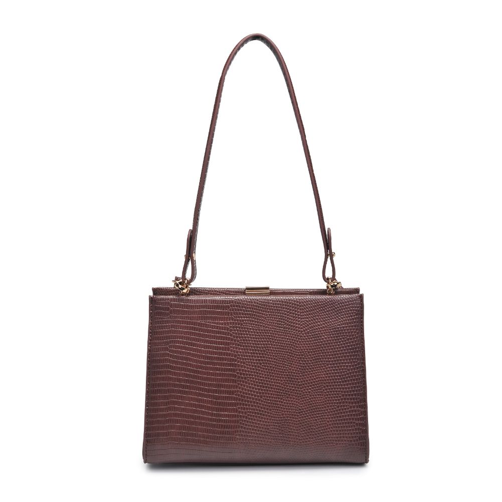 Product Image of Urban Expressions Deloris Shoulder Bag 840611185136 View 7 | Chocolate