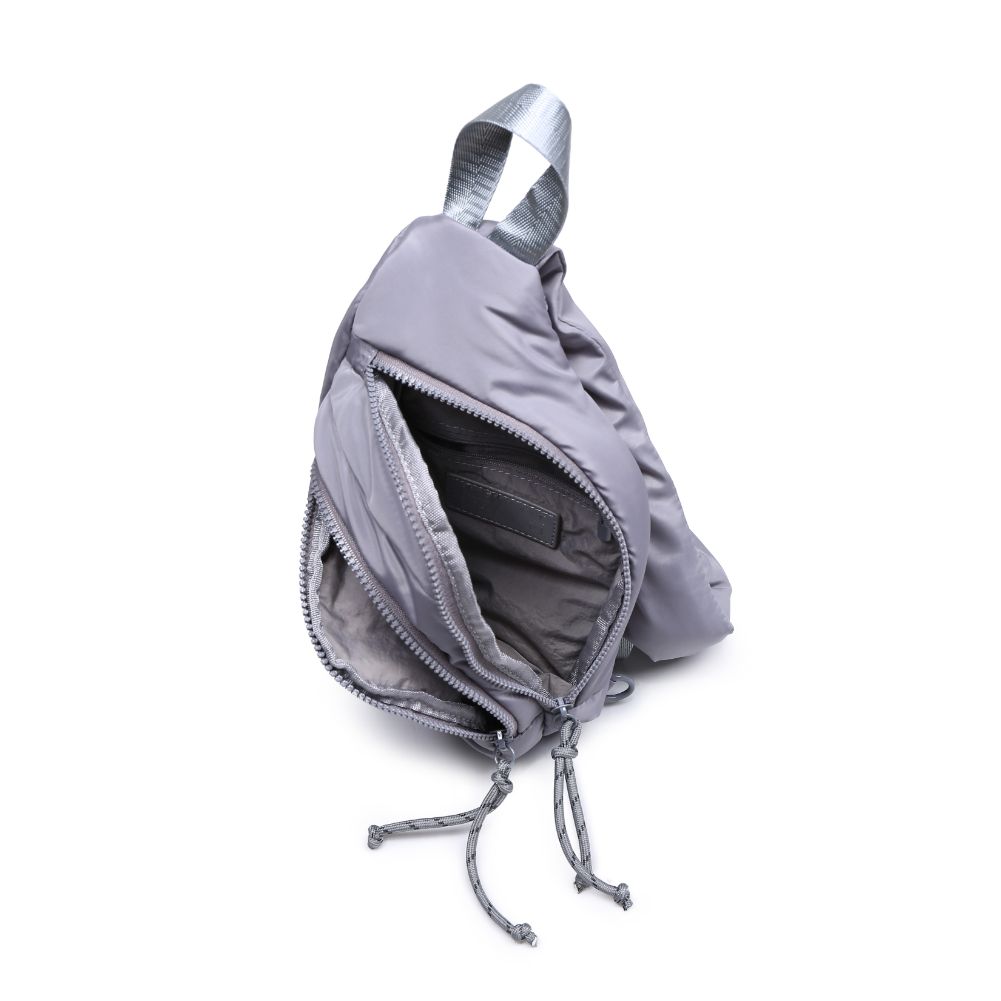 Product Image of Urban Expressions Parc Sling Backpack 840611114433 View 8 | Grey