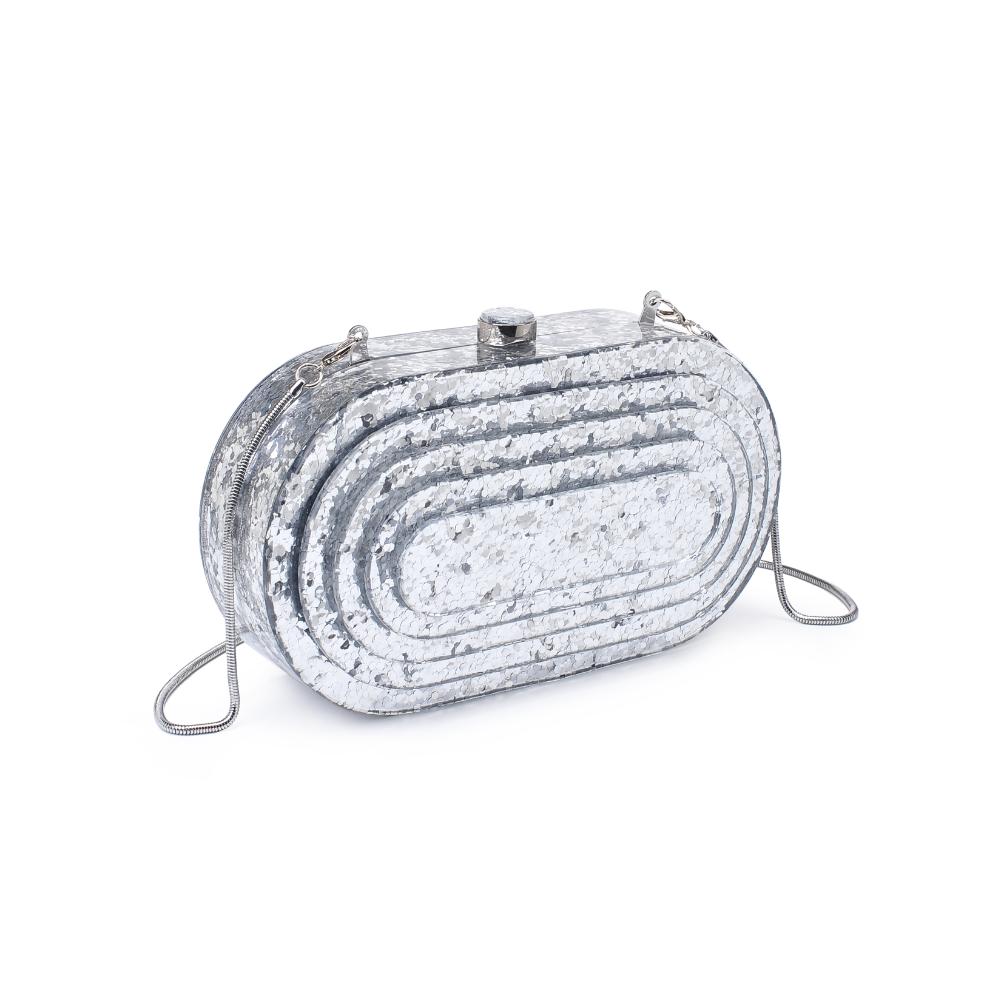 Product Image of Urban Expressions Jimberly Evening Bag 840611129277 View 6 | Silver