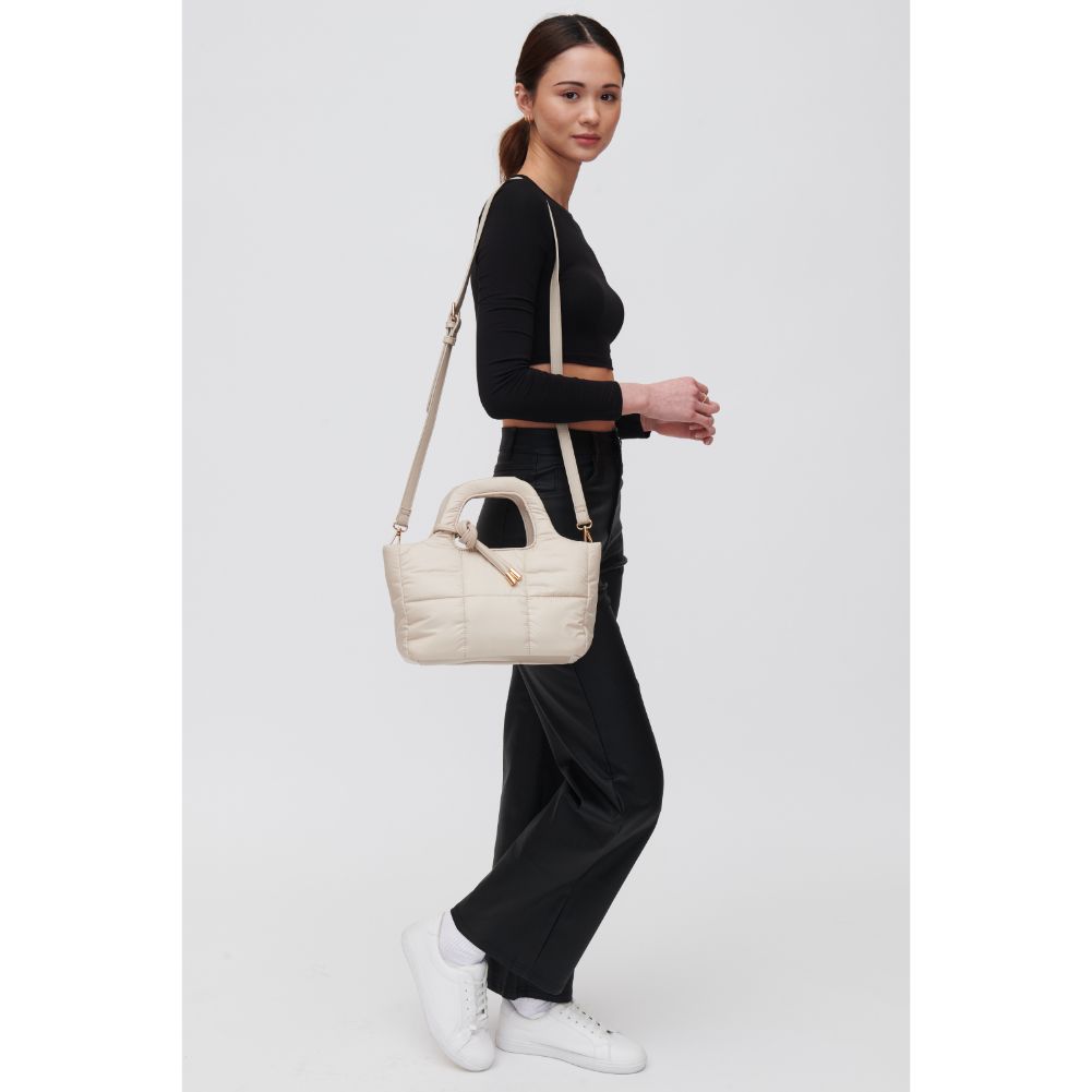 Woman wearing Natural Urban Expressions Quimby Crossbody 840611122216 View 2 | Natural