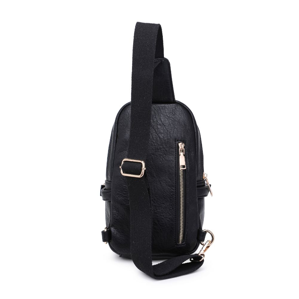 Product Image of Urban Expressions Micah Sling Backpack 840611108784 View 7 | Black