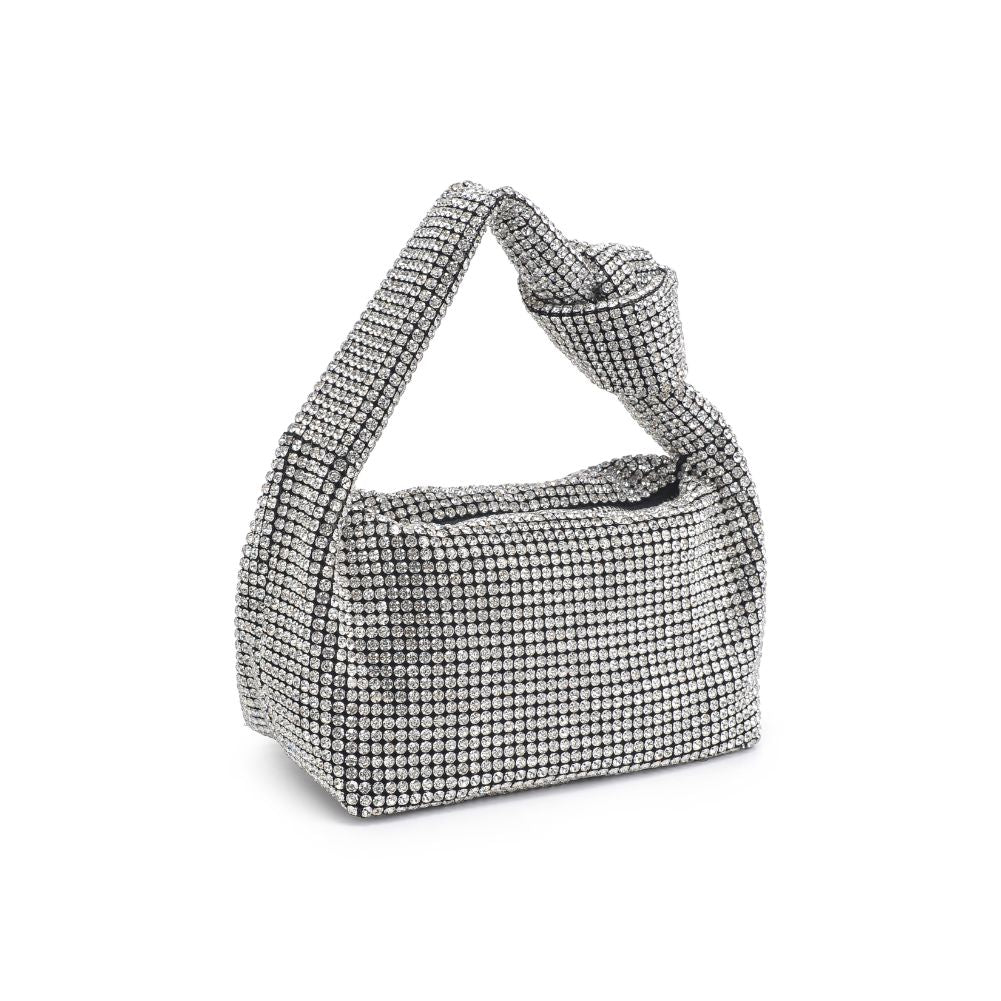 Product Image of Urban Expressions Quinn Evening Bag 840611114020 View 6 | Silver