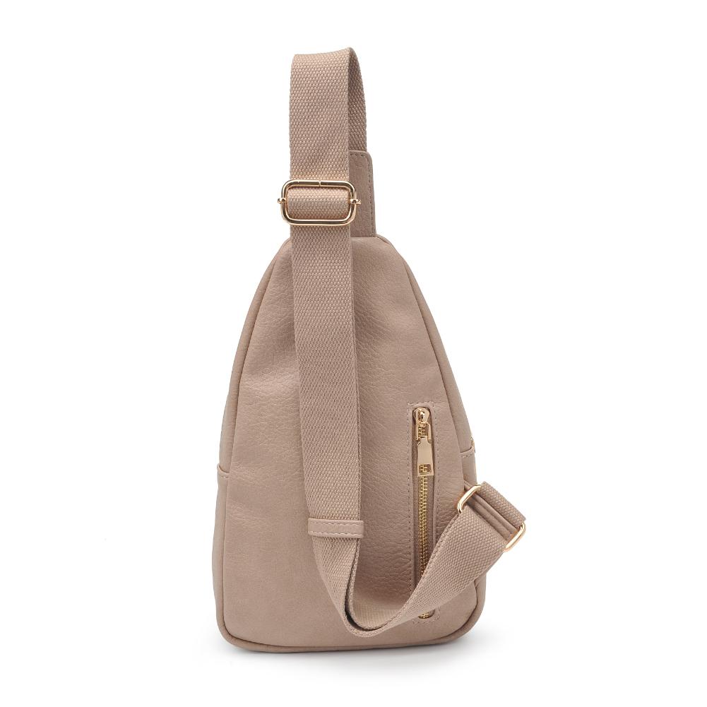 Product Image of Urban Expressions Zephyr Sling Backpack 840611193308 View 7 | Natural