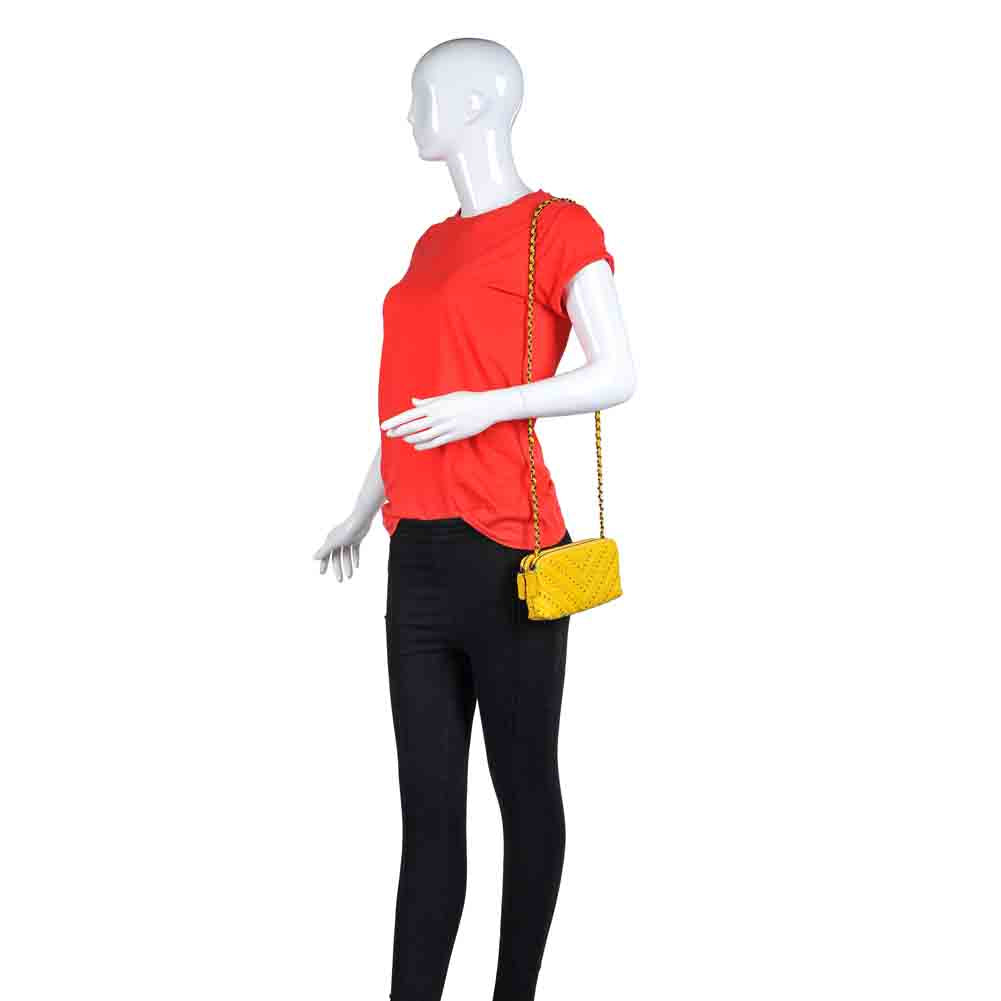 Product Image of Urban Expressions Kendra Crossbody NA-840611146328 View 5 | Mustard