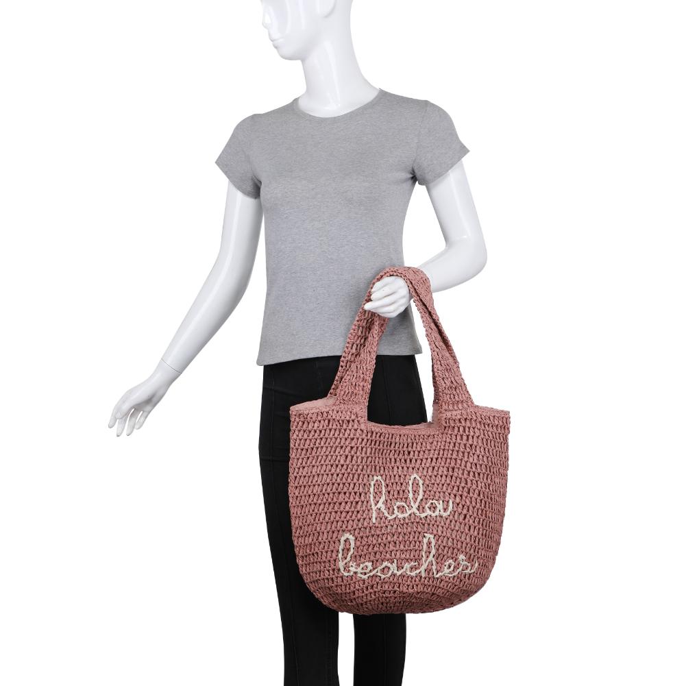 Product Image of Urban Expressions Estella Tote 840611124517 View 5 | Blush