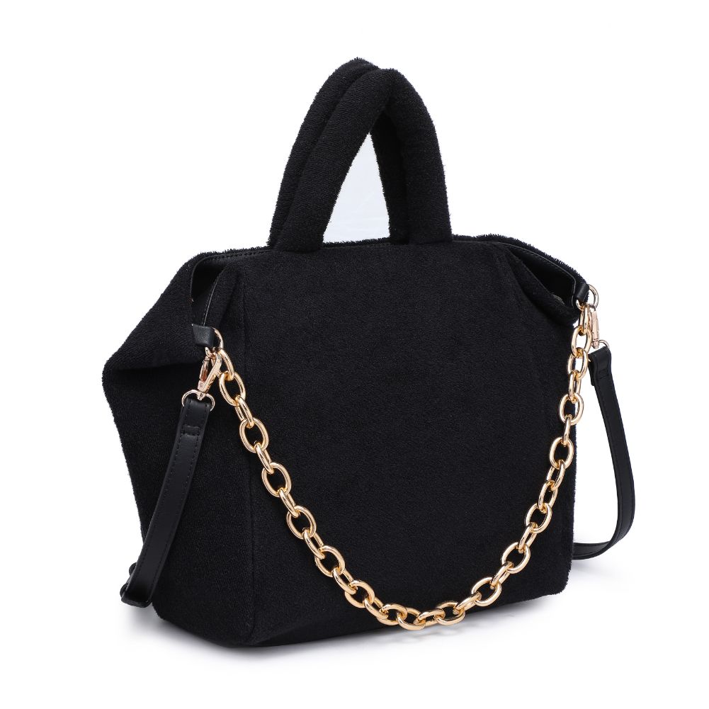 Product Image of Urban Expressions Manisha - Terry Cloth Tote 818209019781 View 6 | Black