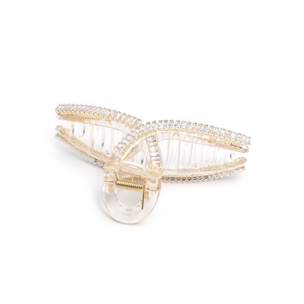 Product Image of Urban Expressions Giulia Hair Claw Clip Hair Claw 818209013567 View 2 | Clear