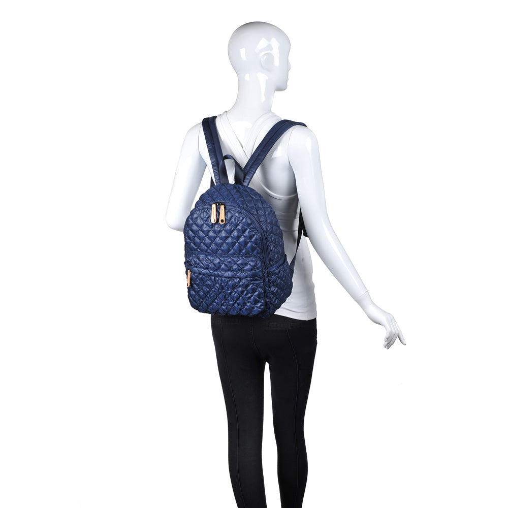 Product Image of Urban Expressions Swish Backpack 840611148902 View 5 | Navy