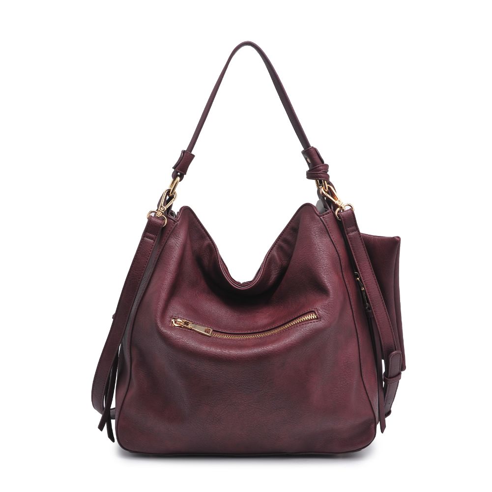 Product Image of Urban Expressions Wanda Hobo 818209011877 View 7 | Merlot