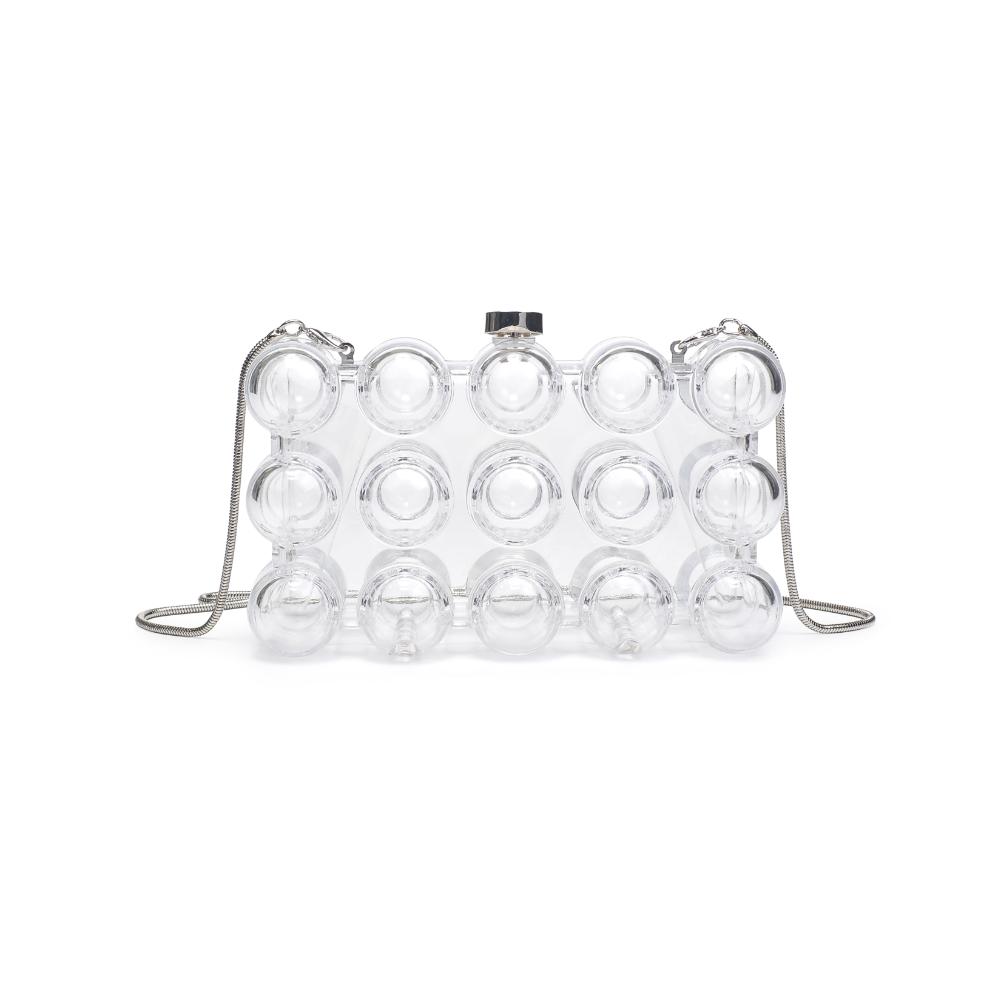 Product Image of Urban Expressions Skye Evening Bag 840611124319 View 5 | Clear