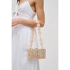 Woman wearing Nude Urban Expressions Haverford Evening Bag 840611121523 View 1 | Nude